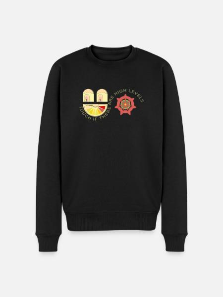 GOOD FACE - Men's Premium Organic Jumper - black