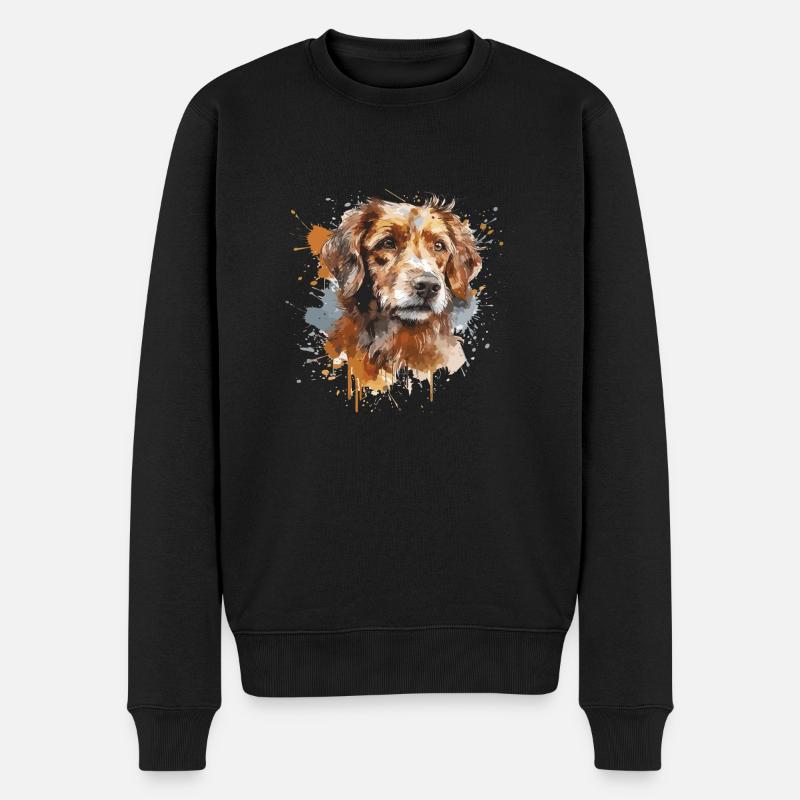 Chemise pour chien - Pull Premium bio Homme - noir