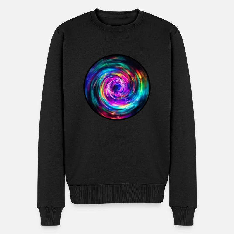 VOYAGE DANS LE TEMPS - Pull Premium bio Homme - noir