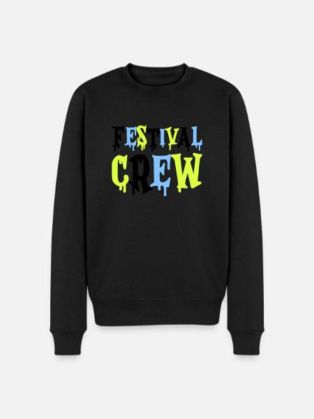 Festival Crew - Men's Premium Organic Jumper - black