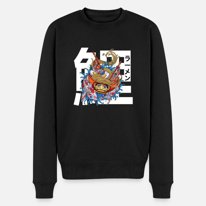 Bol de ramen japonais - Pull Premium bio Homme - noir