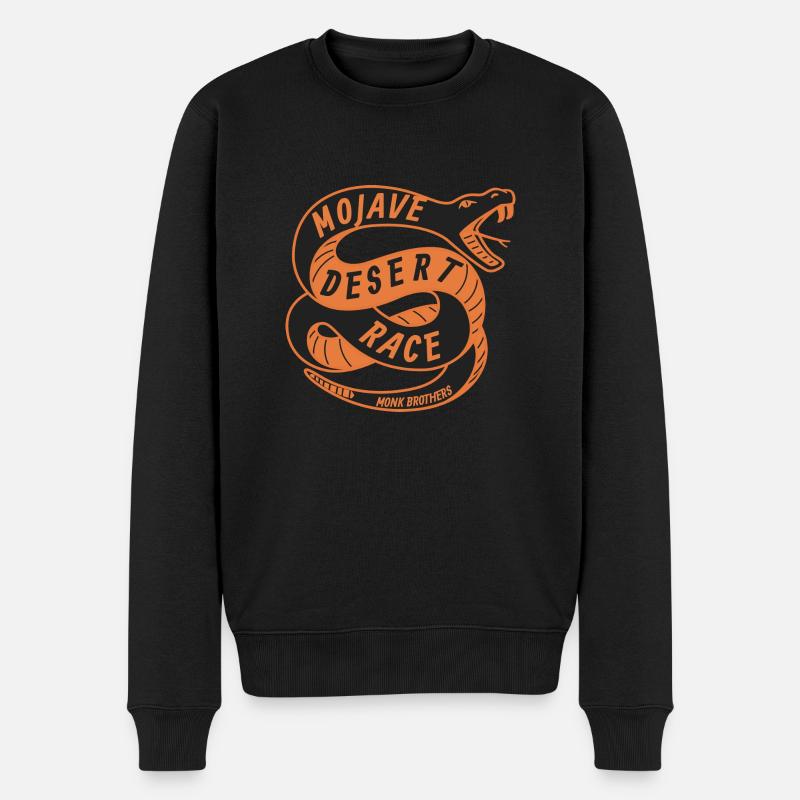 Course du désert de Mojave | - Pull Premium bio Homme - noir