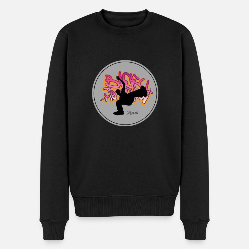 Just dance - Männer Premium Bio Pullover - Schwarz