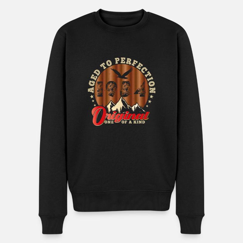 Anniversaire emblématique de 1954 - Pull Premium bio Homme - noir