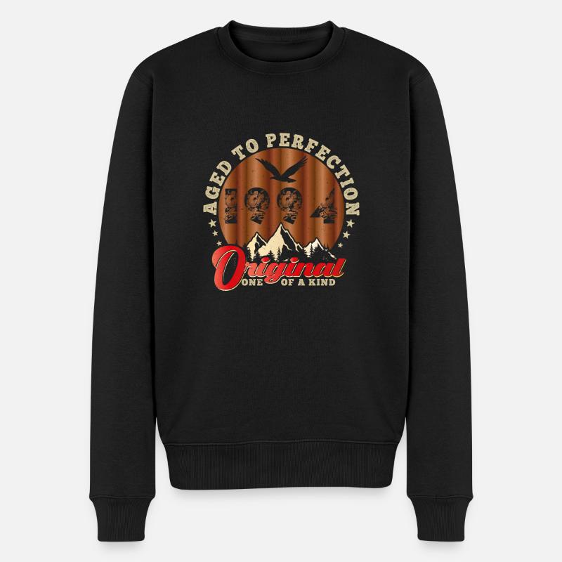 Ikonisches Jubiläum 1994 - Männer Premium Bio Pullover - Schwarz