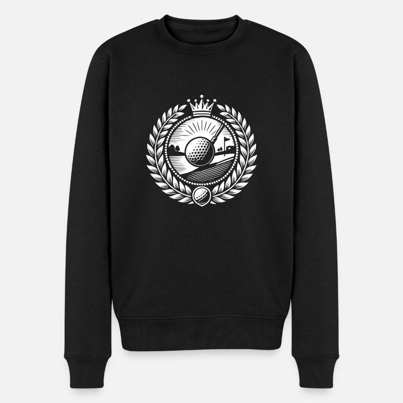 Golf Sport Logo - Pull Premium bio Homme - noir