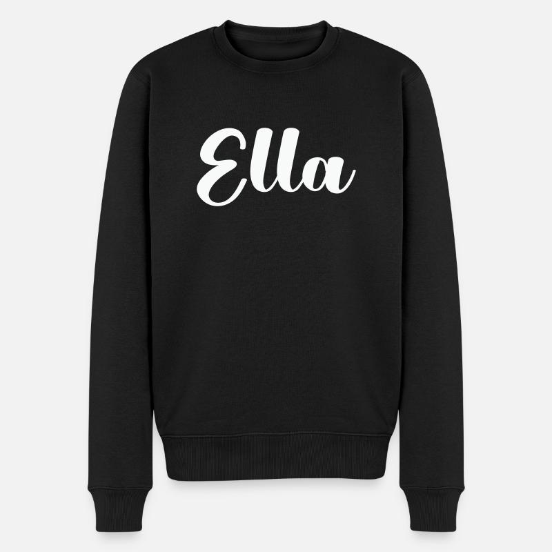 Nom d’Ella - Pull Premium bio Homme - noir