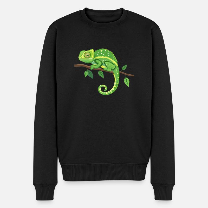 Kaméléon - Pull Premium bio Homme - noir
