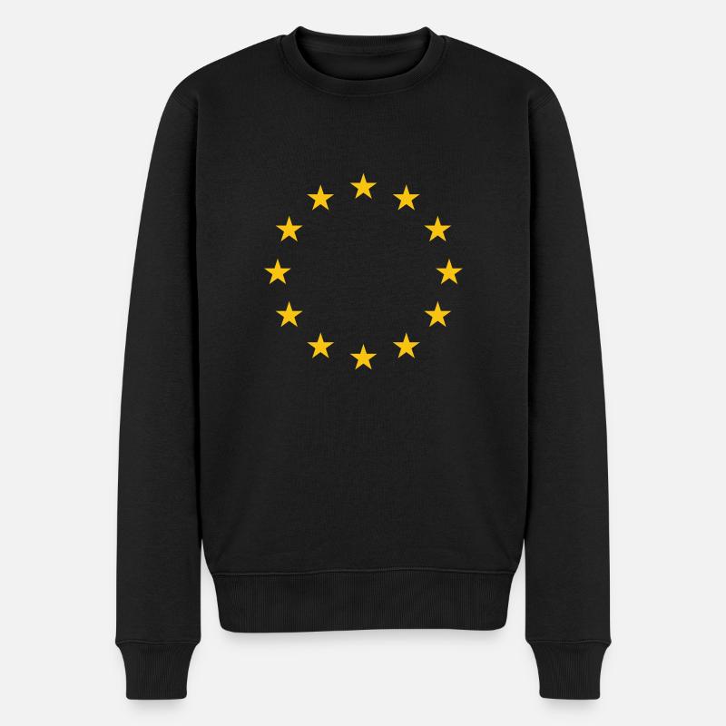 L'Europe - Pull Premium bio Homme - noir
