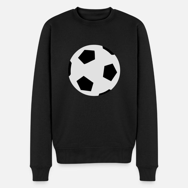 Ballon de football - Pull Premium bio Homme - noir