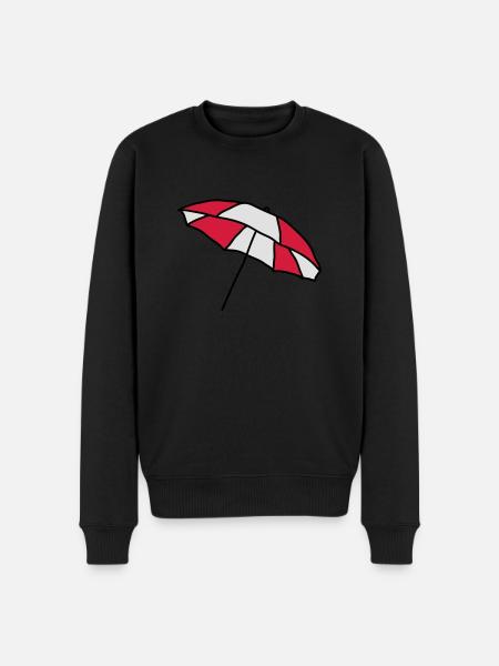 Sonnenschirm - Männer Premium Bio Pullover - Schwarz