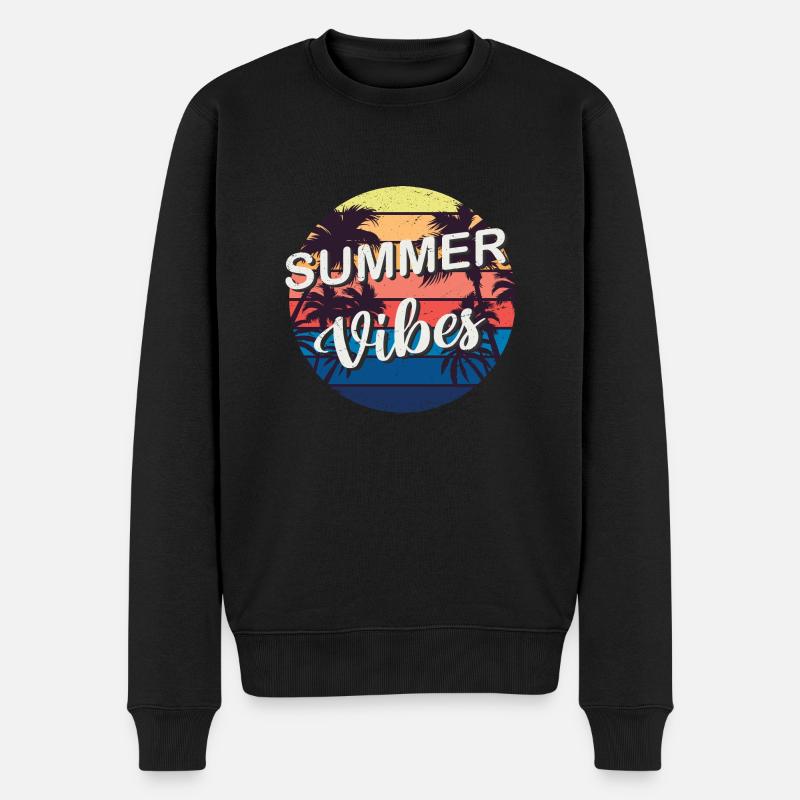 SUMMERVIBES / Summer Vibes - Pull Premium bio Homme - noir