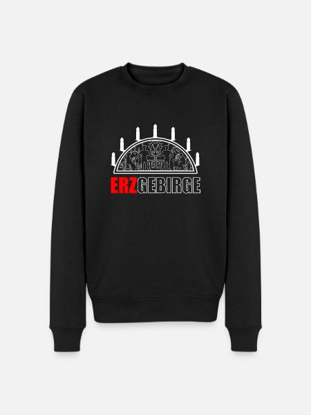 Schwibbogen Erzgebirge - Men's Premium Organic Jumper - black