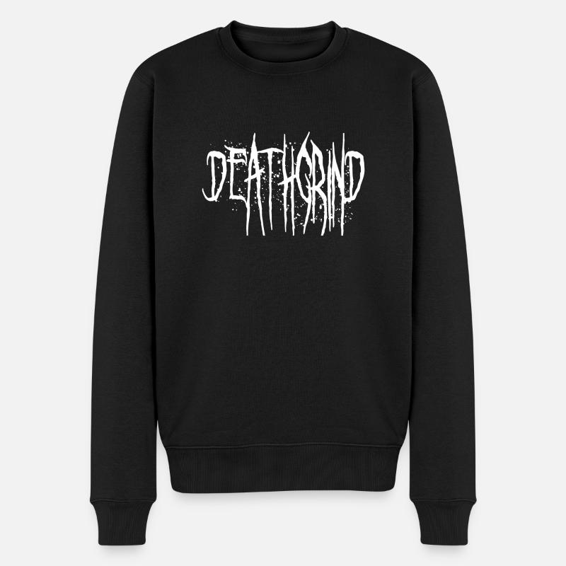 Deathgrind - Pull Premium bio Homme - noir