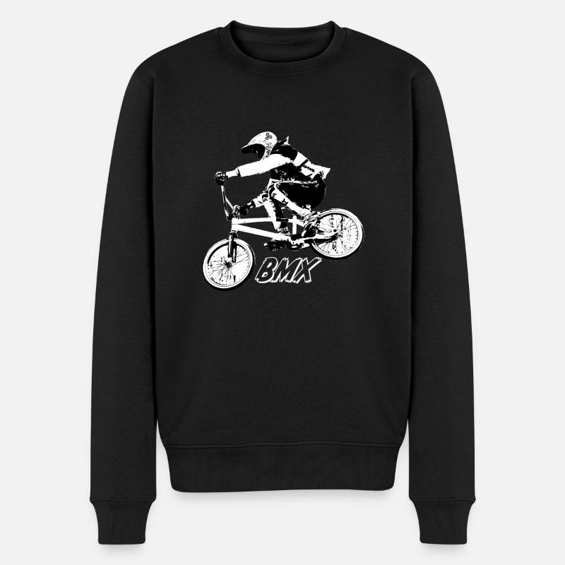 BMX - Männer Premium Bio Pullover - Schwarz