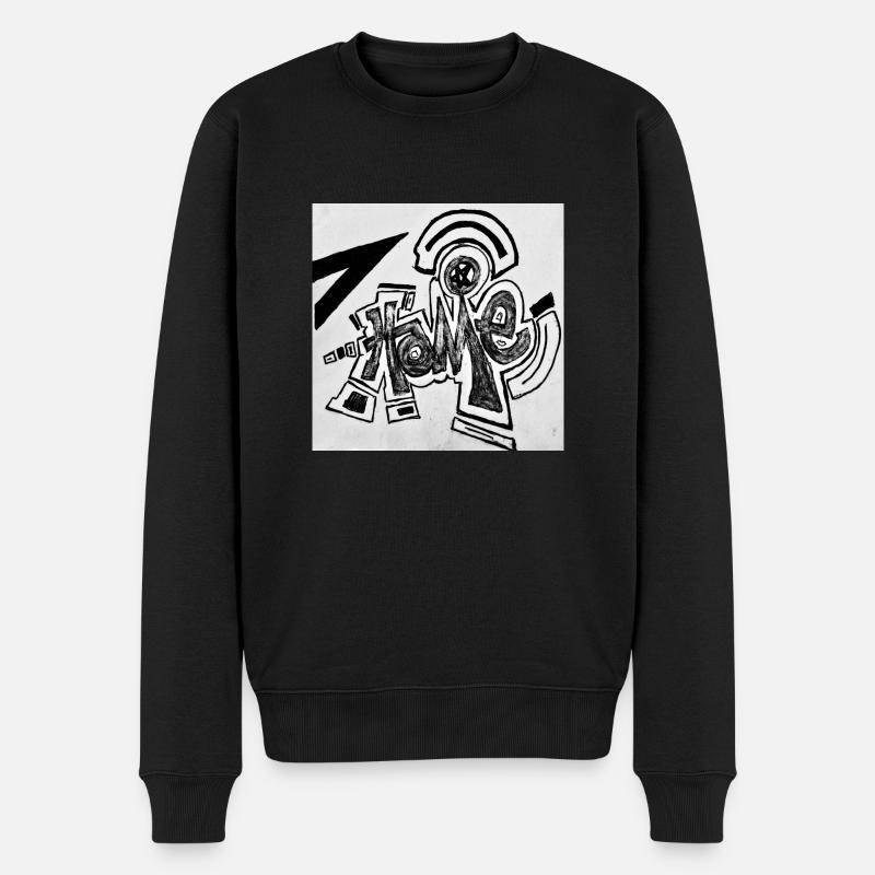 Hame | - Männer Premium Bio Pullover - Schwarz