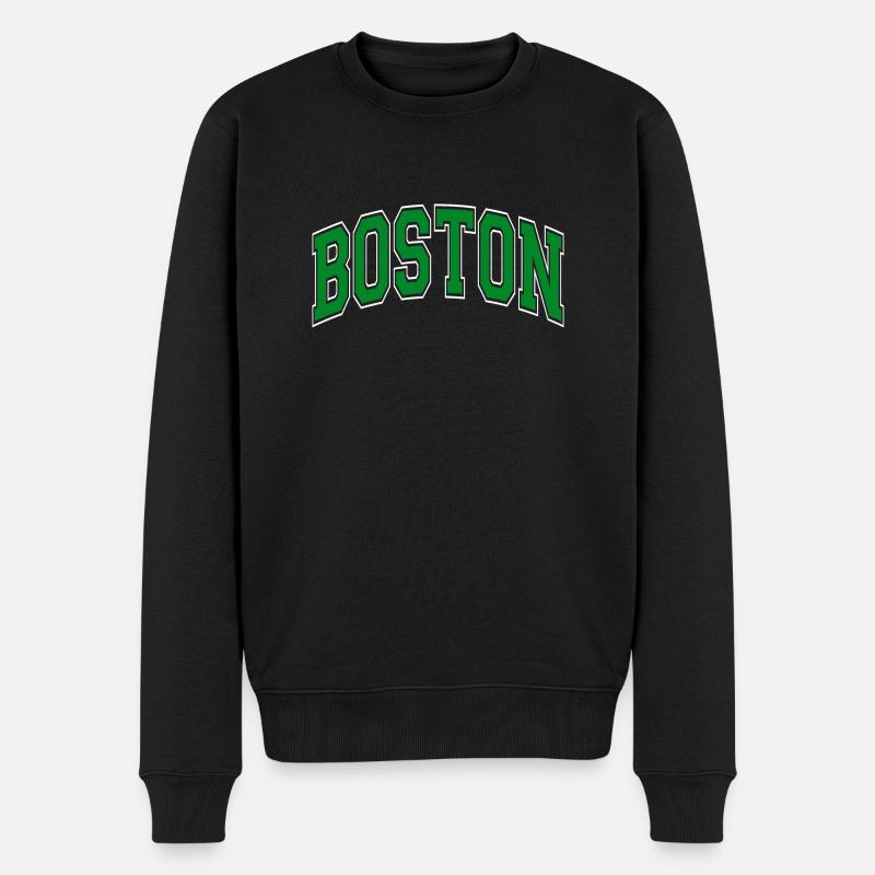 BOSTON - Pull Premium bio Homme - noir