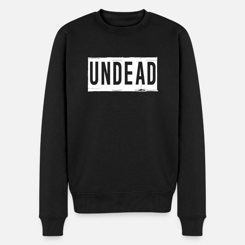 Untote - Männer Premium Bio Pullover - Schwarz