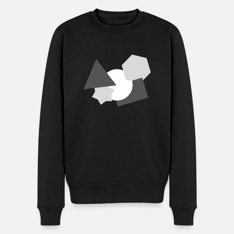 Formen - Männer Premium Bio Pullover - Schwarz