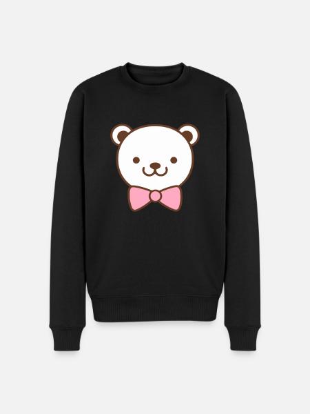 Cute Teddy Bear Teddy Bear - Men's Premium Organic Jumper - black