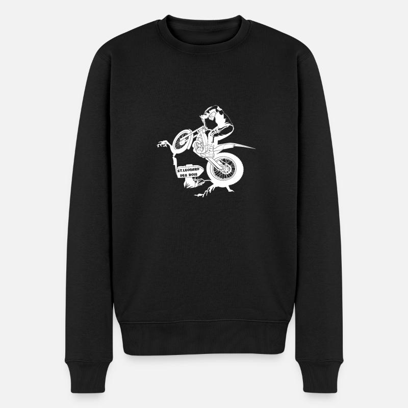 mcslbdBlanc - Pull Premium bio Homme - noir
