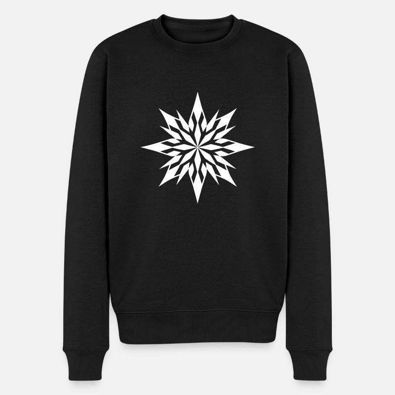 Sternensucher - Männer Premium Bio Pullover - Schwarz