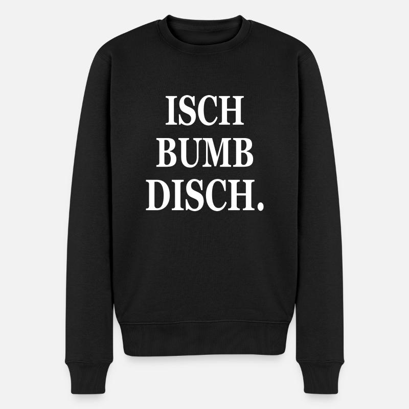 Mannheim Monnem Mannheimat - Männer Premium Bio Pullover - Schwarz