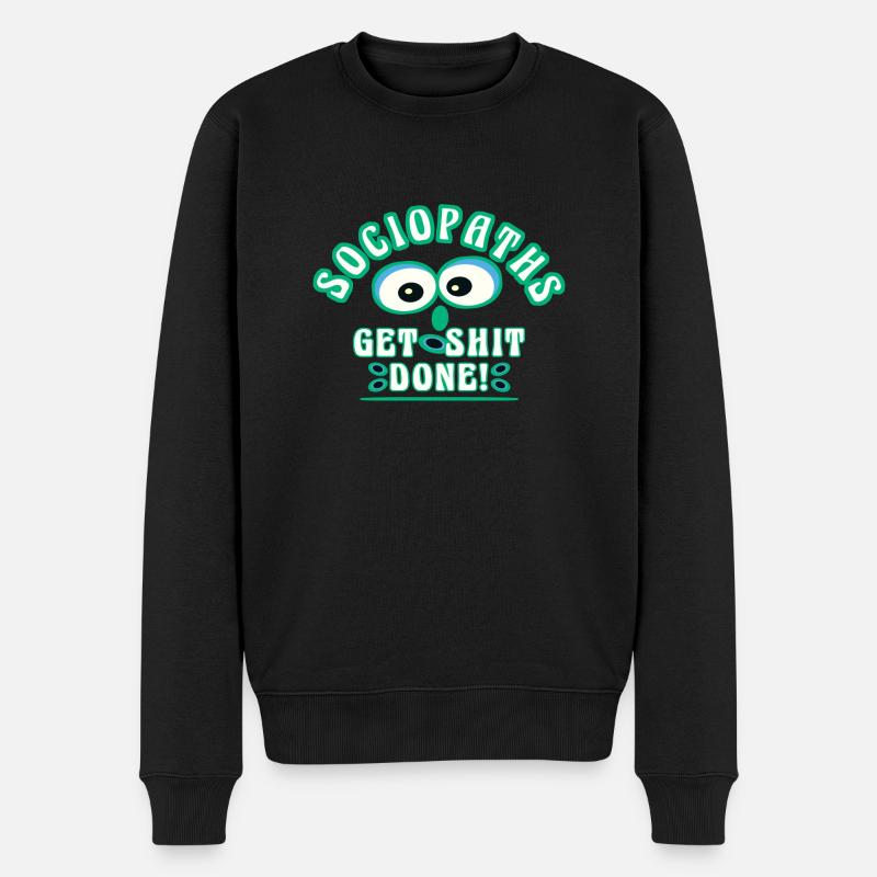 Sociopathe disant lus - Pull Premium bio Homme - noir