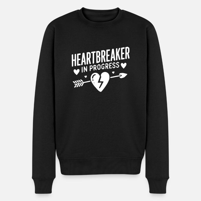 Crève-cœur en cours - Pull Premium bio Homme - noir