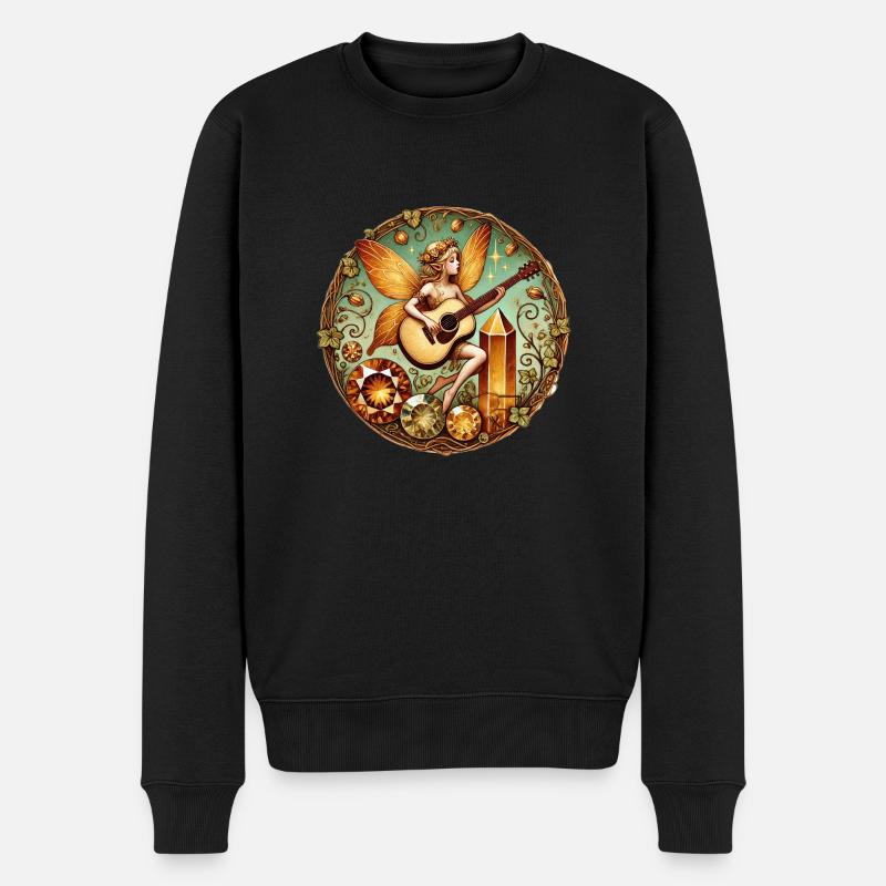 Fée de la guitare - Pull Premium bio Homme - noir