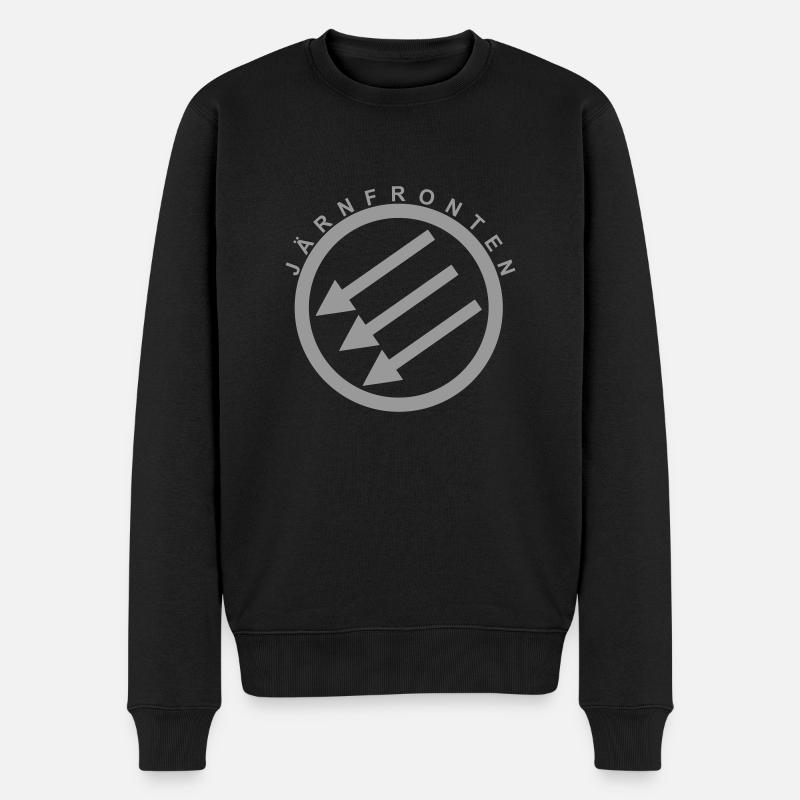 Järnfronten / Eiserne Front / Iron Front - Men's Premium Organic Jumper - black