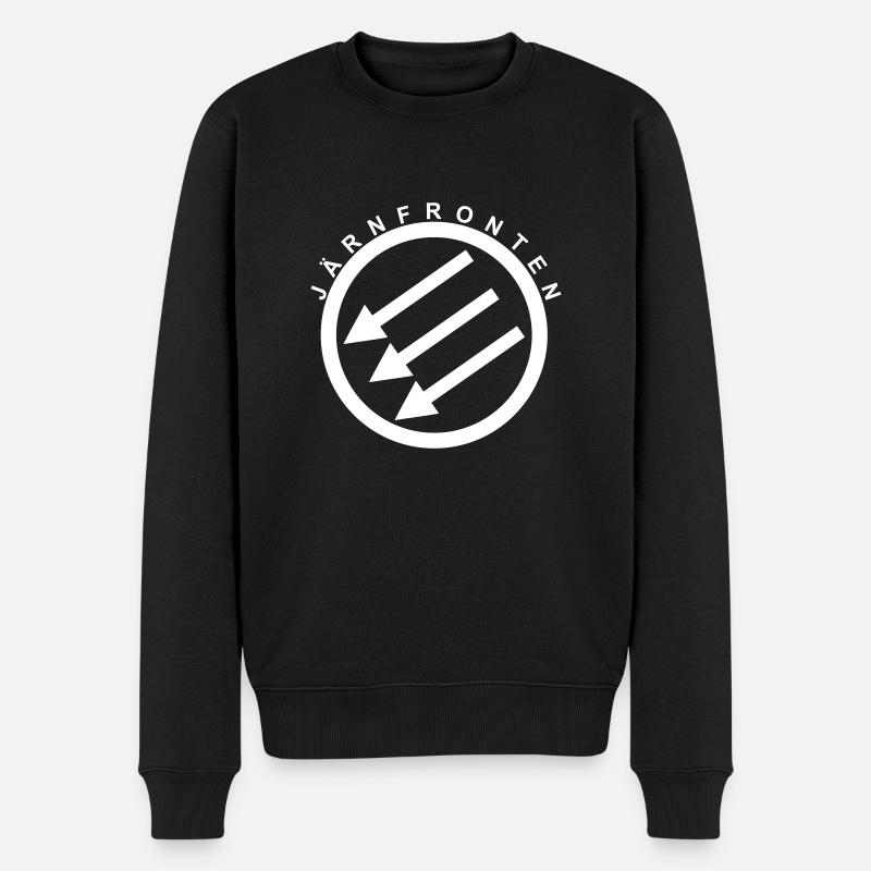 Järnfronten / Eiserne Front / Iron Front - Men's Premium Organic Jumper - black