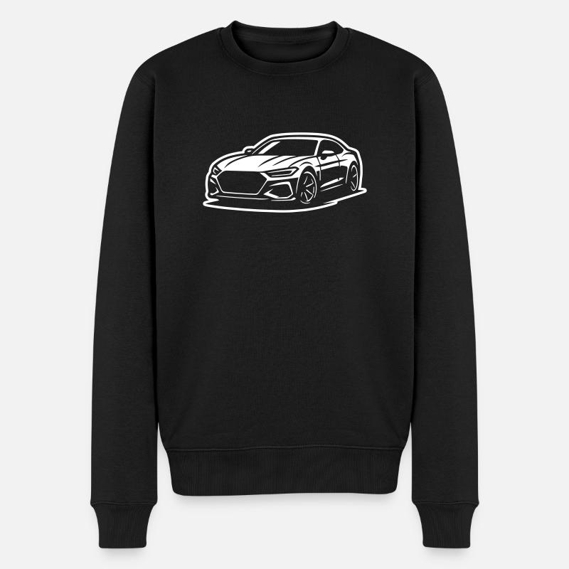 Voiture Logo Voiture - Pull Premium bio Homme - noir