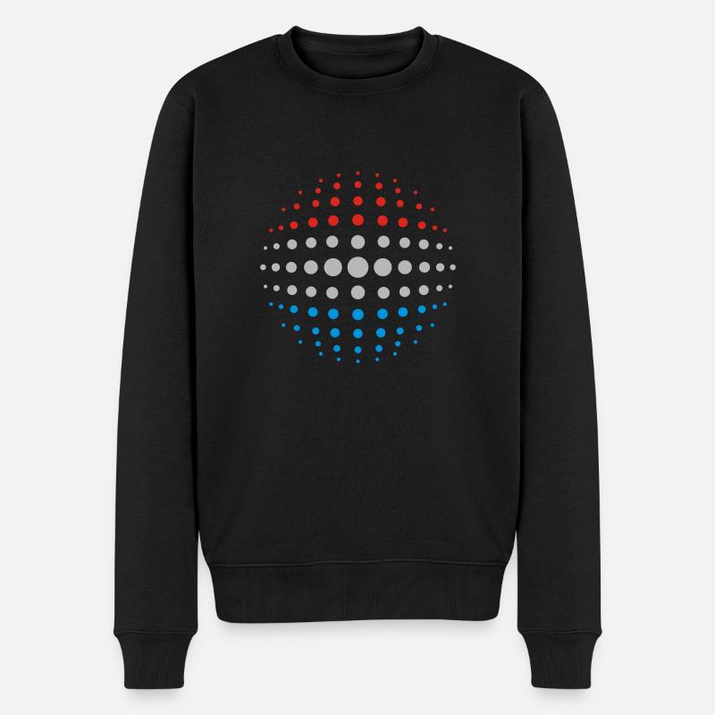 geo_dotsphere_luxembourg_3c01 - Pull Premium bio Homme - noir