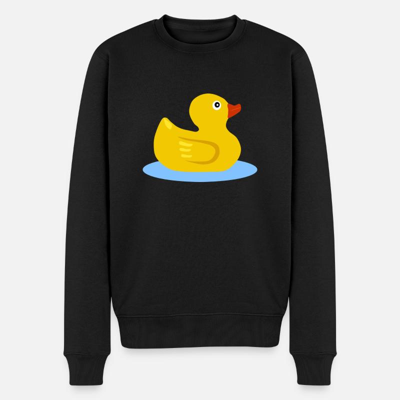 Canards de bain - Pull Premium bio Homme - noir