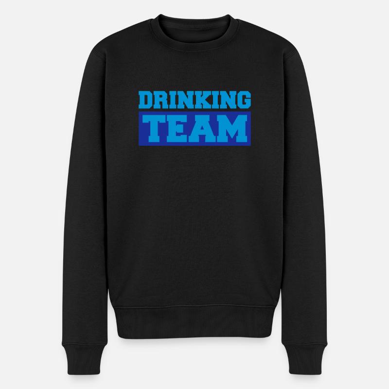 Drinking Team Logo - Pull Premium bio Homme - noir