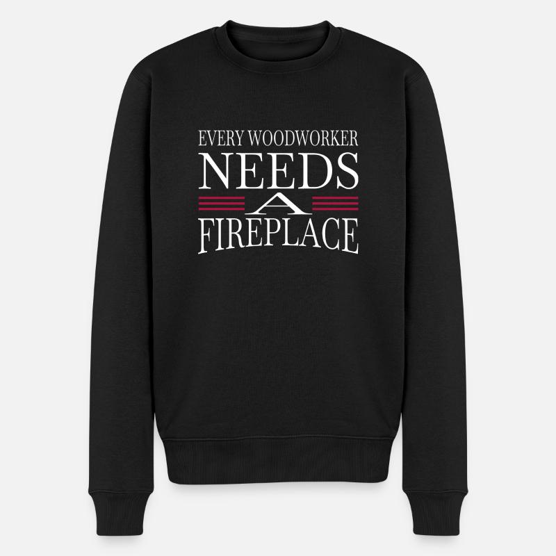 citation idée présente - Pull Premium bio Homme - noir