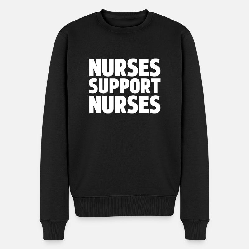 Infirmières de soutien Infirmières - Pull Premium bio Homme - noir