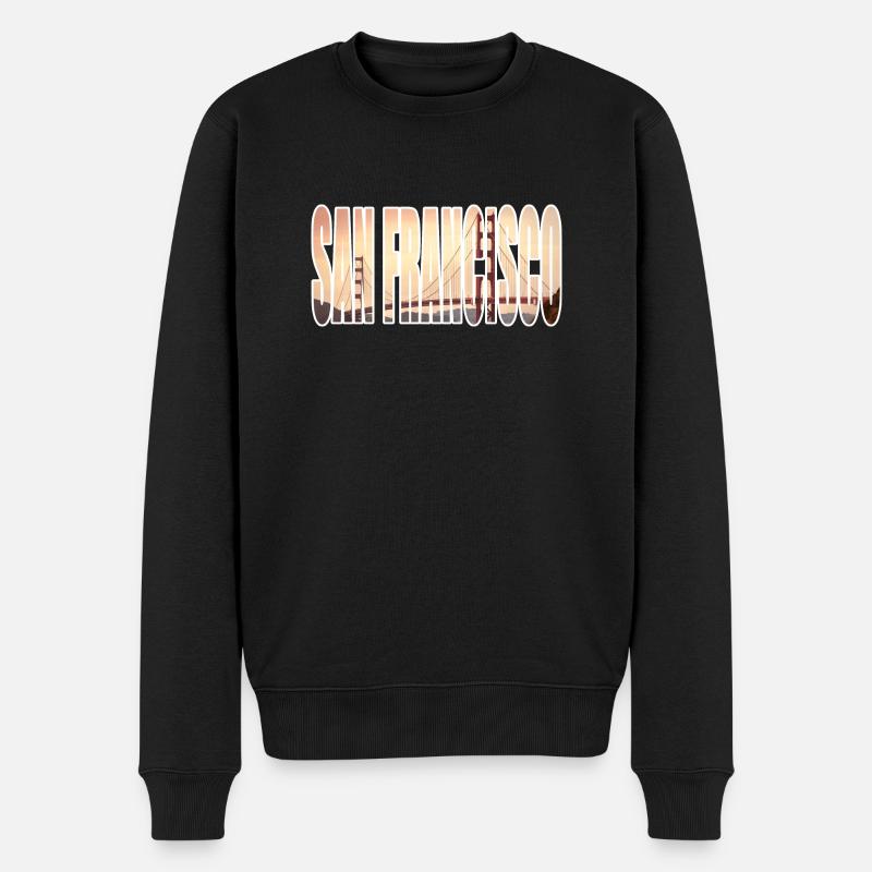 SAN FRANCISCO - Pull Premium bio Homme - noir