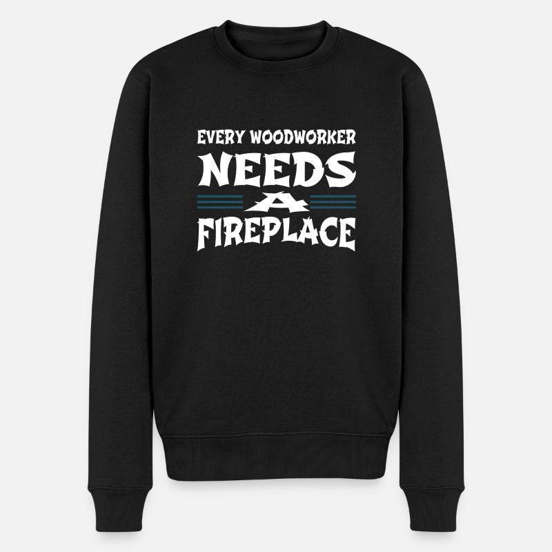 Citation drôle Carpenter Blagues T-shirts - Pull Premium bio Homme - noir