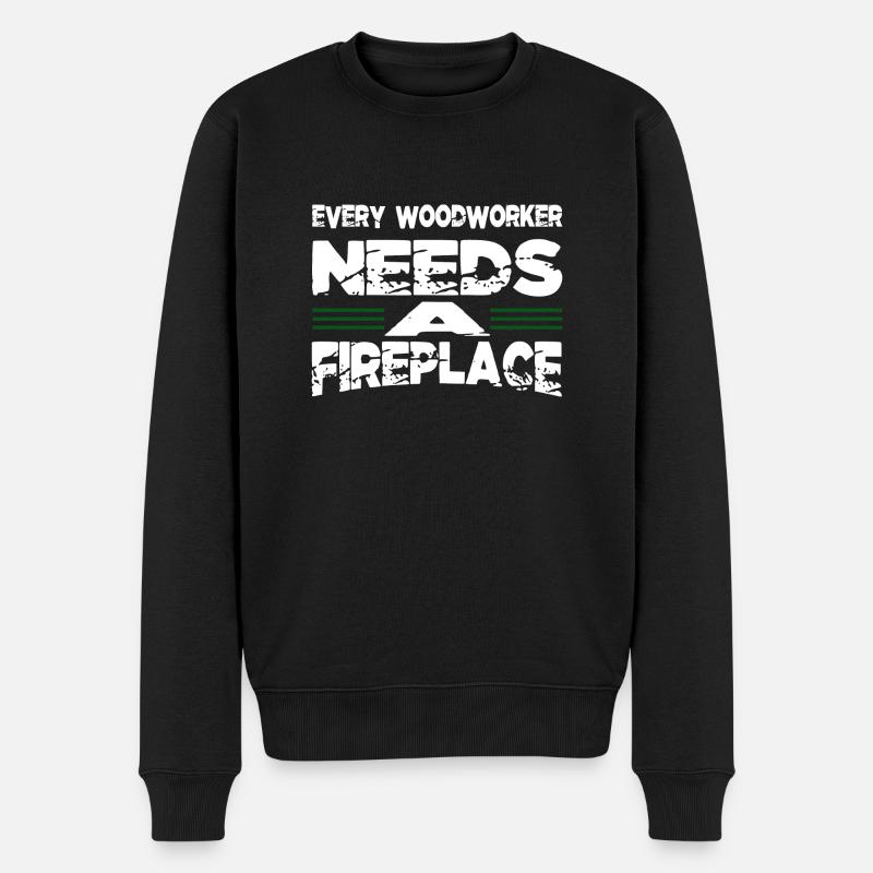 Impressionnants menuisiers arboriculteurs menuisiers menuisiers - Pull Premium bio Homme - noir