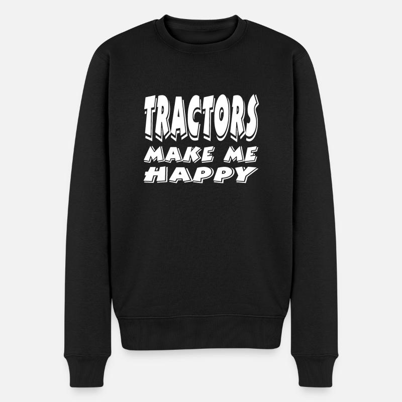 Tracteur - Pull Premium bio Homme - noir