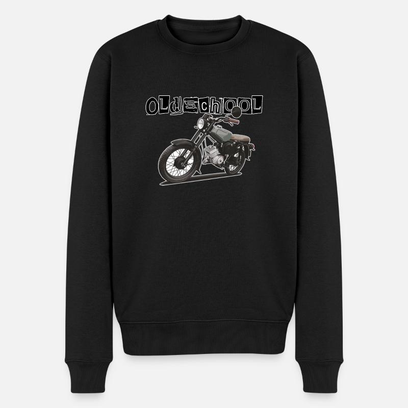 S51 (gris) // Illustration - Pull Premium bio Homme - noir