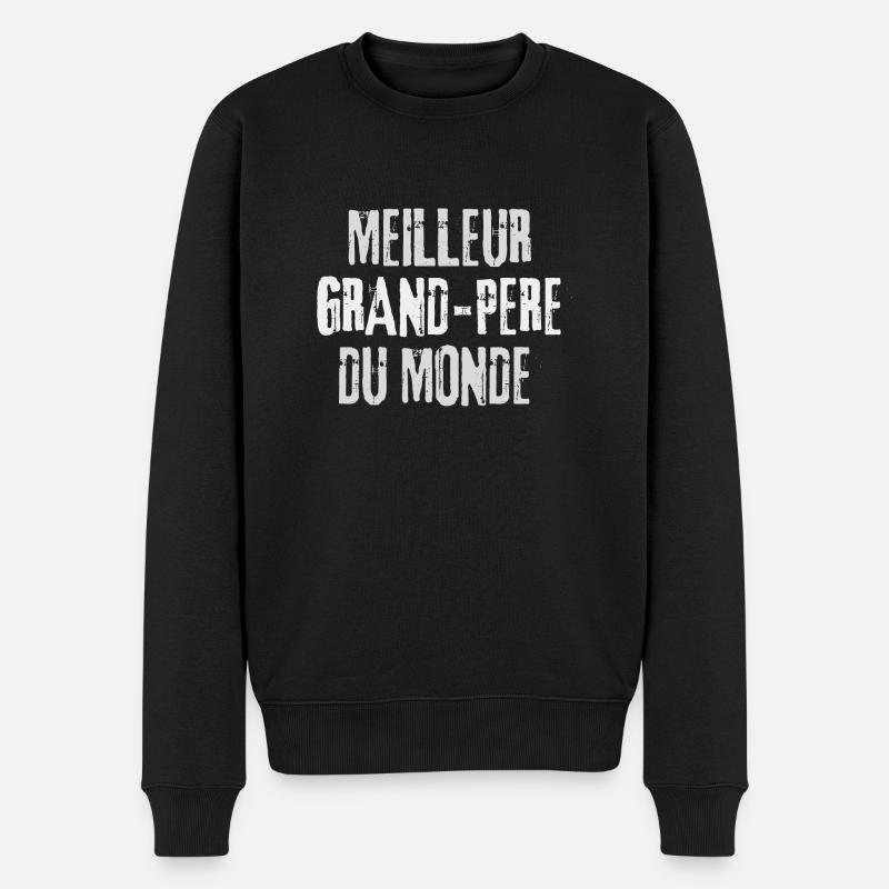 Meilleur grand-père du MONDE ! - Pull Premium bio Homme - noir