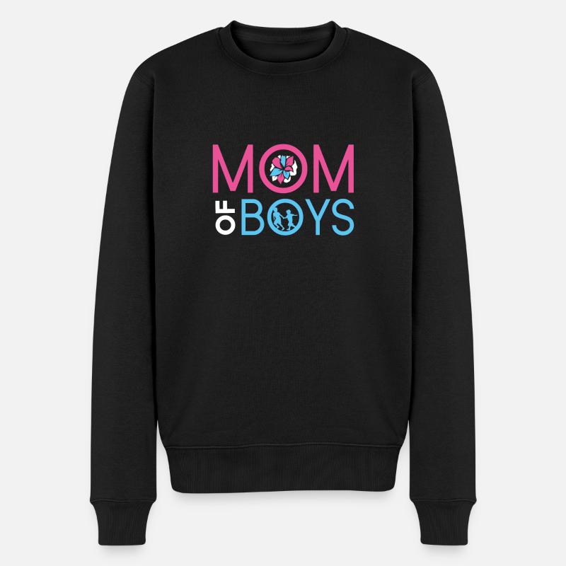 Mutter Mama Muttertag - Mom of Boys - Pull Premium bio Homme - noir