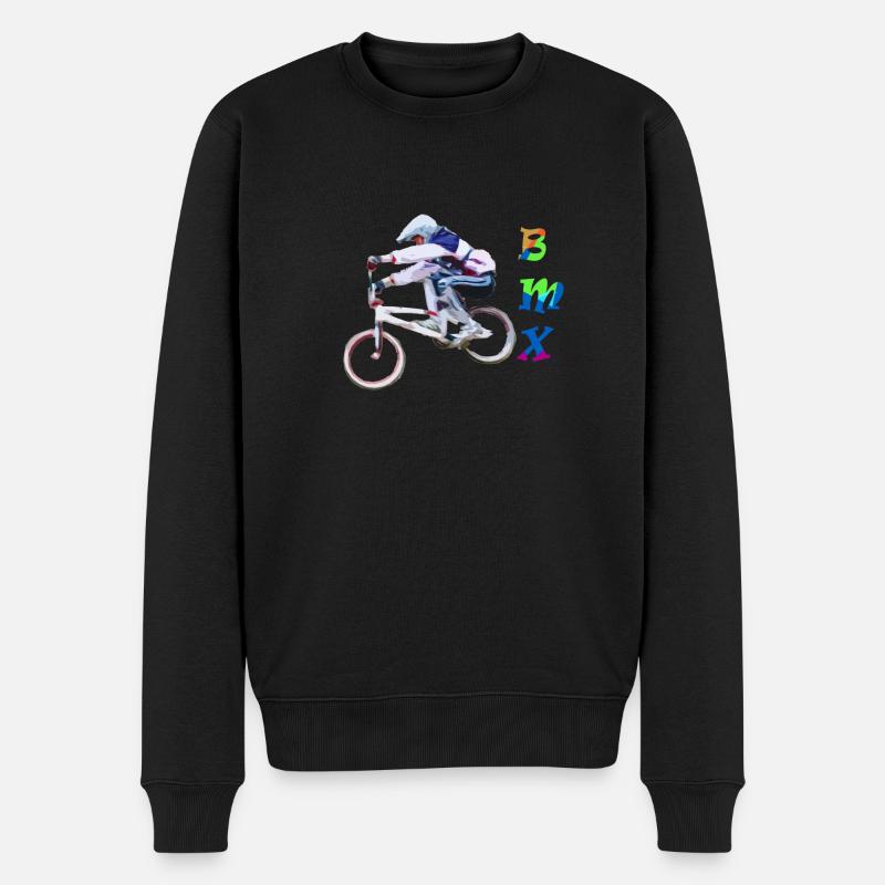 bmx - Pull Premium bio Homme - noir