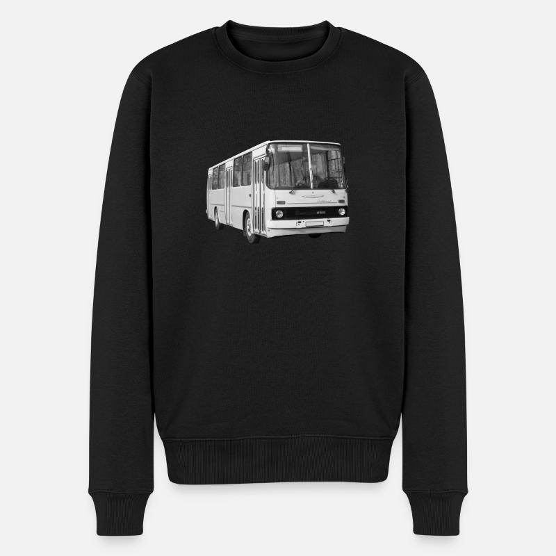 Ikarus 260 Bus Ungarn DDR Ostalgie - Økologisk premium-sweatshirt til mænd - sort