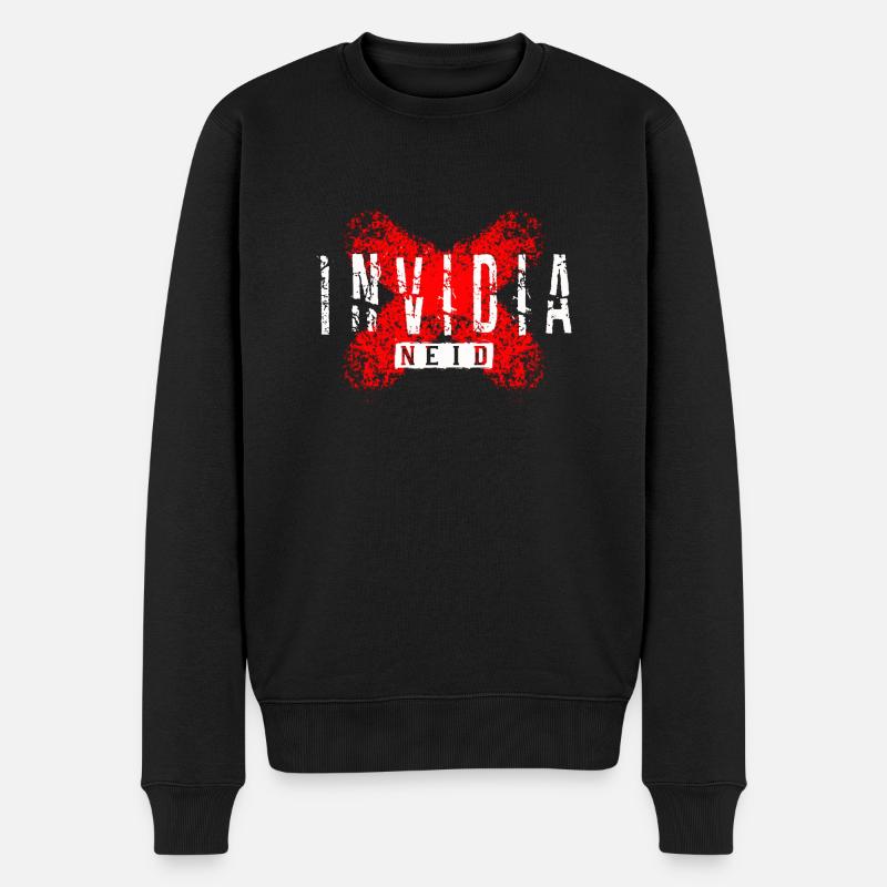 Invidia - L’envie - Pull Premium bio Homme - noir
