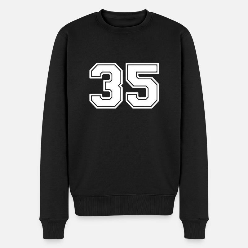 35 - Pull Premium bio Homme - noir