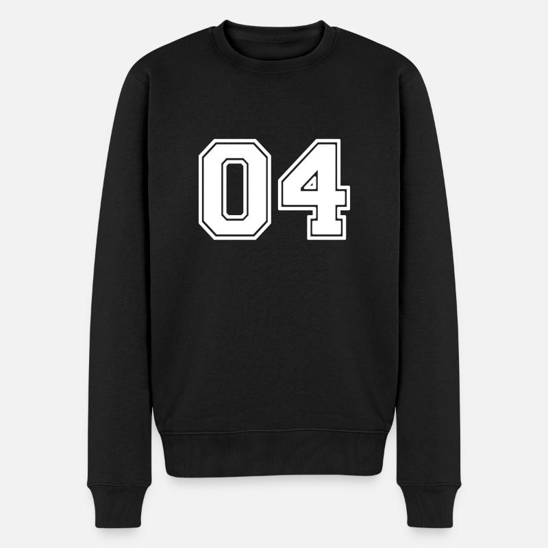 04 - Männer Premium Bio Pullover - Schwarz